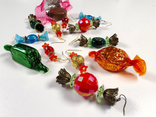 Christmas Candy Earrings Tutorial - Affordable Jewellery Supplies