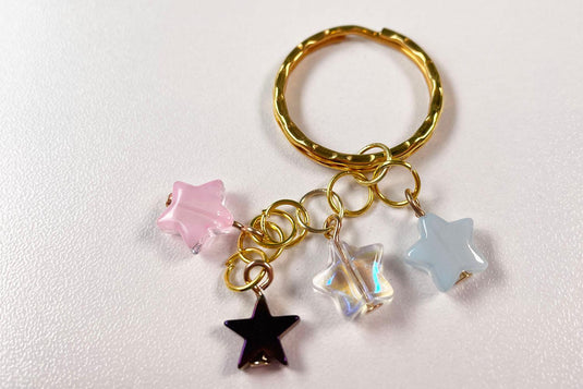 DIY Star Keychain Tutorial - Affordable Jewellery Supplies