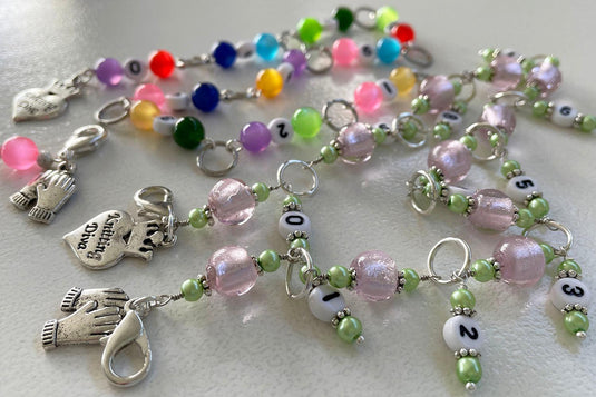 DIY Knitting Row Counter and Stitch Marker - Affordable Jewellery Supplies