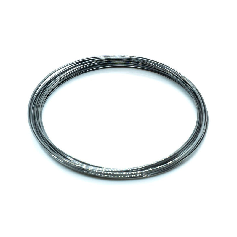 Load image into Gallery viewer, Memory Wire Bracelet 5.5cm Black Plated - Nickel Free - Affordable Jewellery Supplies