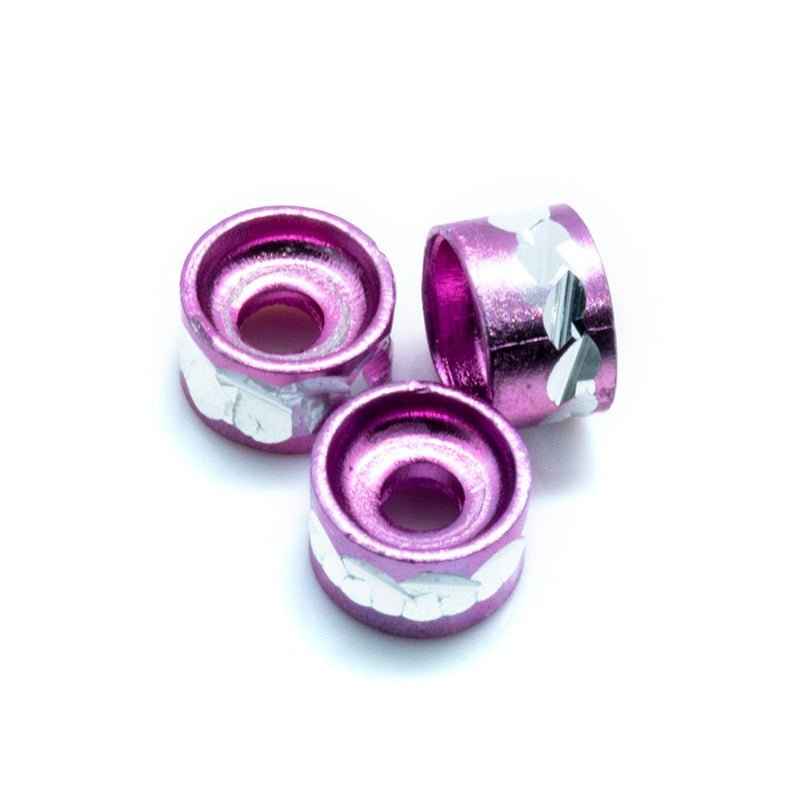 Load image into Gallery viewer, Aluminium Tube 6mm x 4mm Mixed colours - Affordable Jewellery Supplies