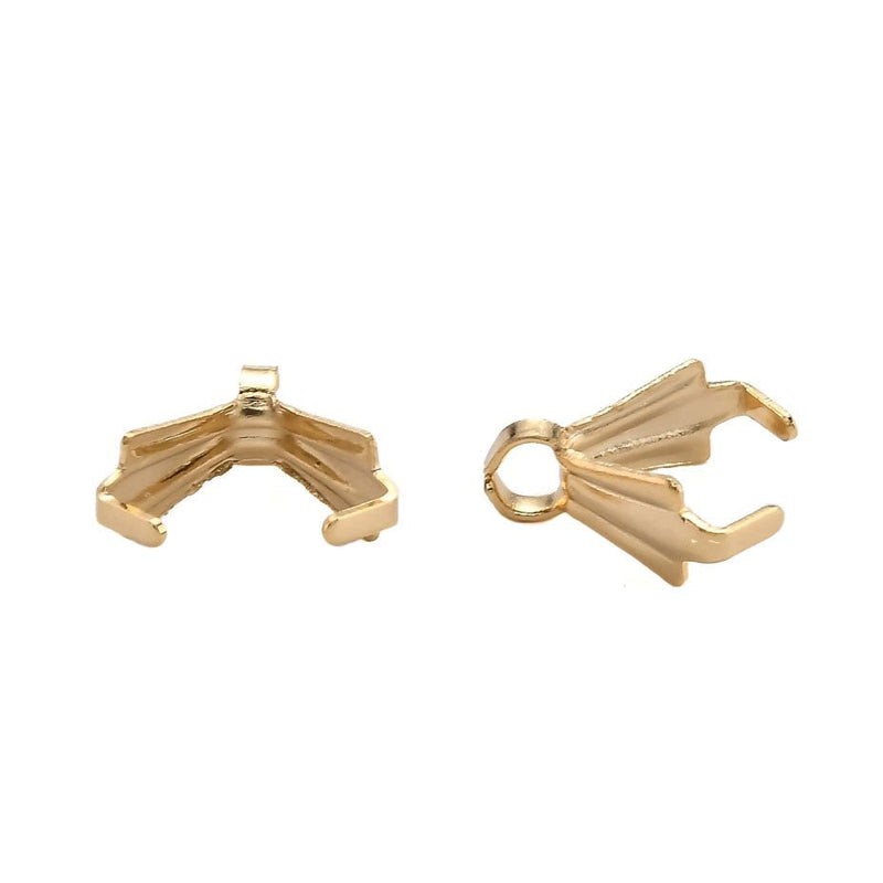 Load image into Gallery viewer, Bail - Ice Pick with Loop 8mm x 3mm Gold - Affordable Jewellery Supplies