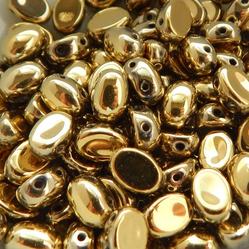 Load image into Gallery viewer, Samos Par Puca 7 mm x 5 mm Full Dorado - Affordable Jewellery Supplies
