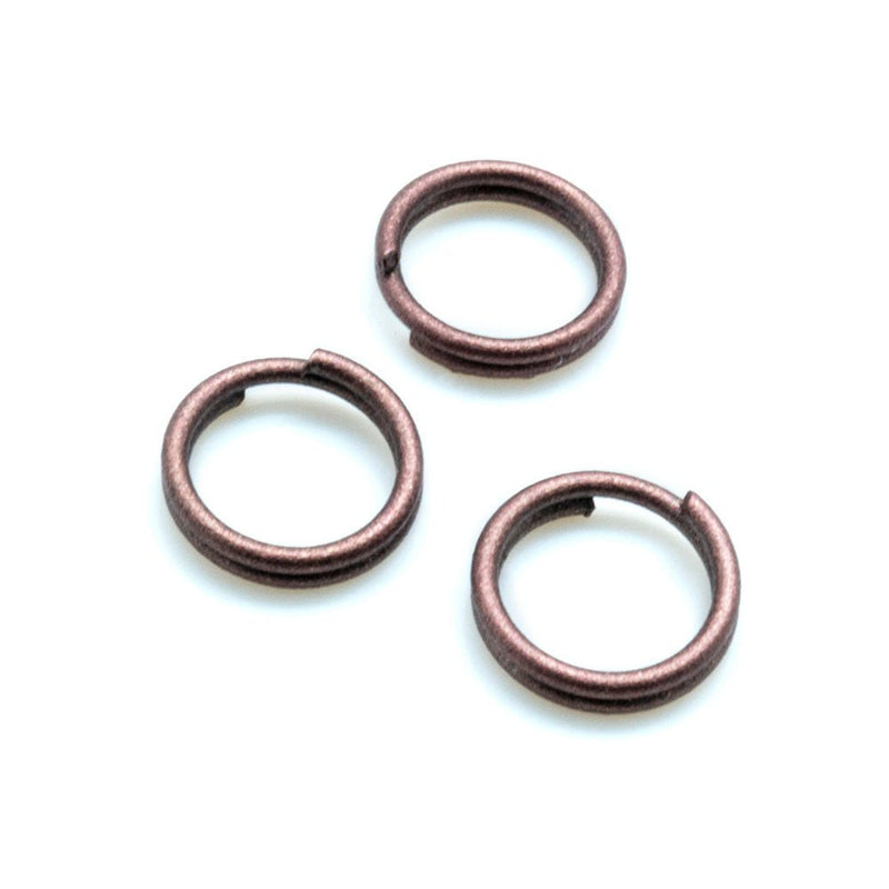 Load image into Gallery viewer, Split Ring Coloured 6mm Bronze - Affordable Jewellery Supplies