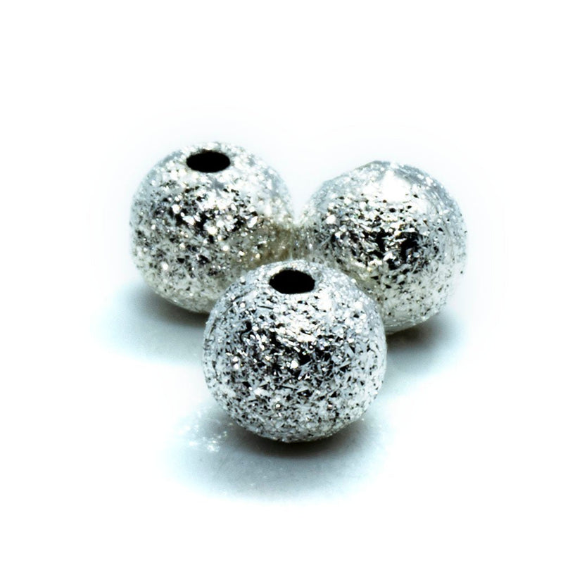Load image into Gallery viewer, Stardust Beads 6mm Silver - Affordable Jewellery Supplies