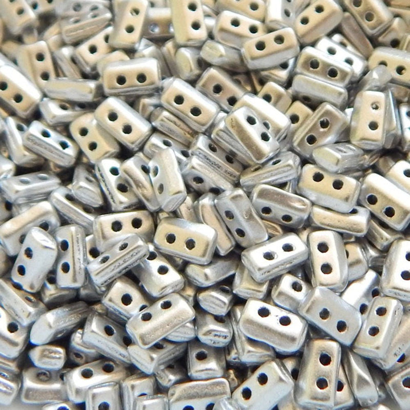Load image into Gallery viewer, Piros Par Puca 5 mm x 3 mm x 2 mm Silver Aluminium Matte - Affordable Jewellery Supplies