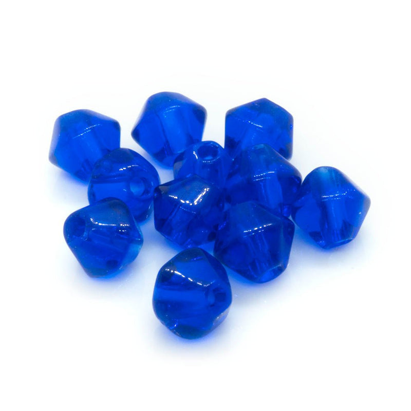 Load image into Gallery viewer, Crystal Glass Bicone 3mm Cobalt - Affordable Jewellery Supplies