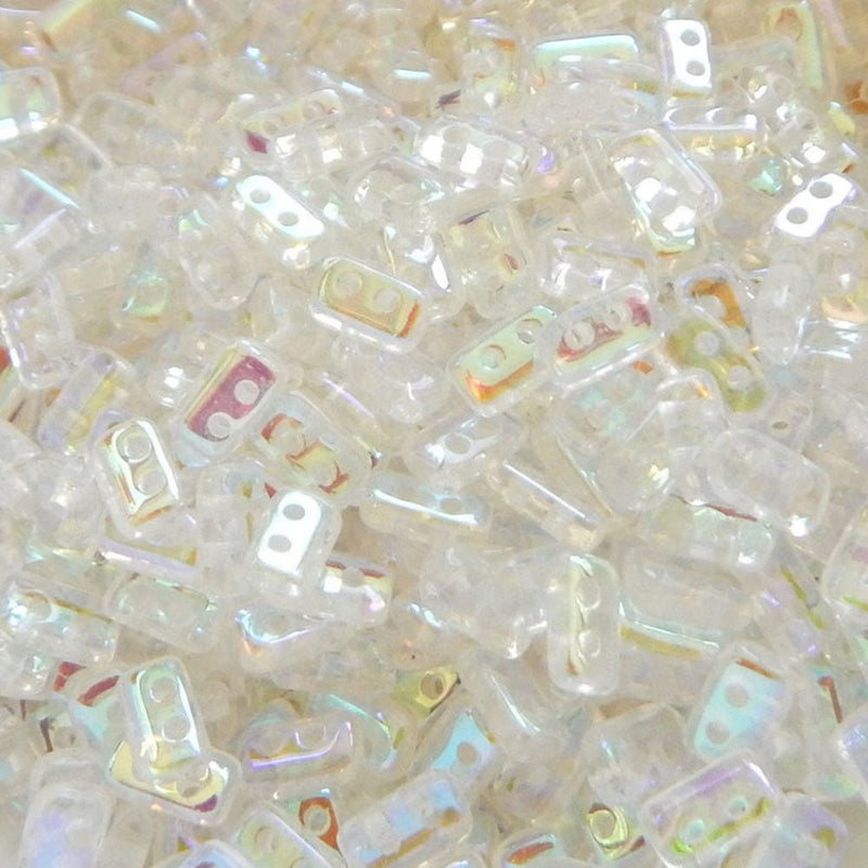Load image into Gallery viewer, Piros Par Puca 5 mm x 3 mm x 2 mm Crystal AB - Affordable Jewellery Supplies