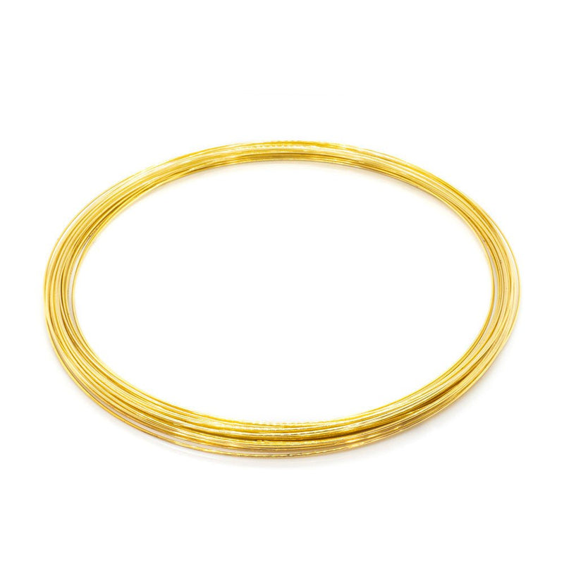 Load image into Gallery viewer, Memory Wire Necklace 11.5cm Gold plated - Affordable Jewellery Supplies