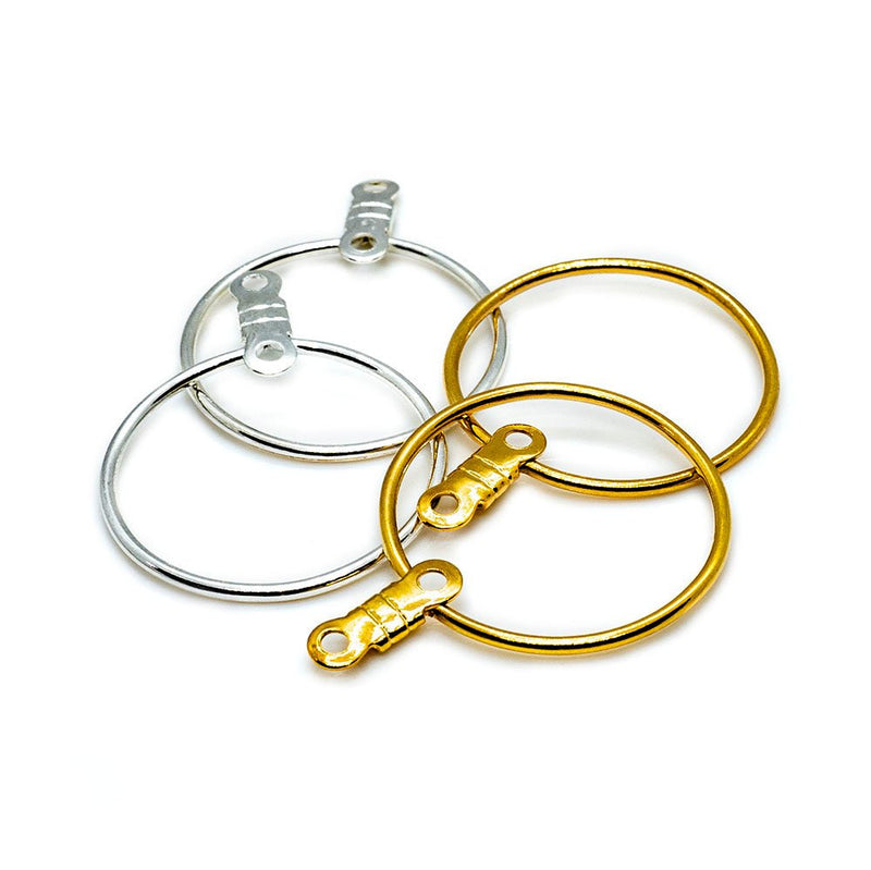 Load image into Gallery viewer, Smooth Round Drop 20mm Gold - Affordable Jewellery Supplies