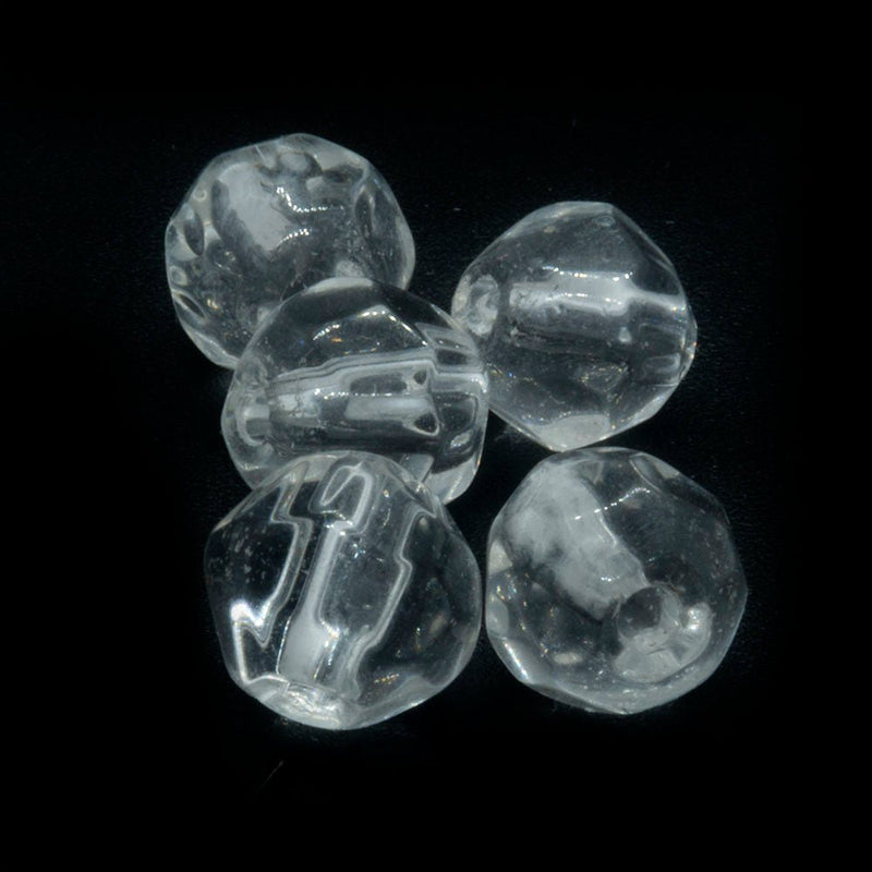 Load image into Gallery viewer, Crystal Glass Faceted Round 6mm Aquamarine - Affordable Jewellery Supplies