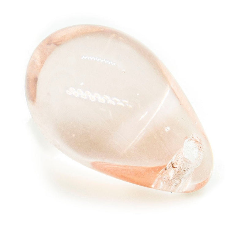 Load image into Gallery viewer, Czech Glass Pressed Teardrop 9mm x 6mm Rosaline - Affordable Jewellery Supplies