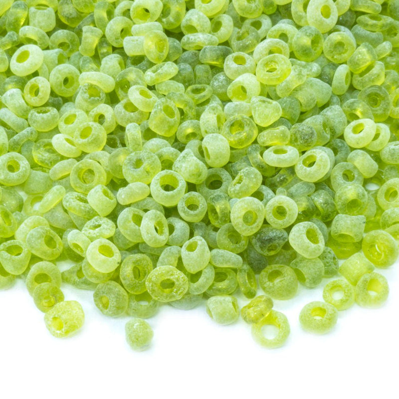 Load image into Gallery viewer, Transparent Seed Beads 11/0 Mint Green - Affordable Jewellery Supplies