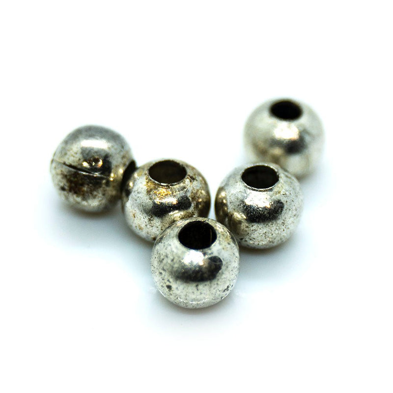 Load image into Gallery viewer, Metal Ball 6mm Silver Plated - Affordable Jewellery Supplies