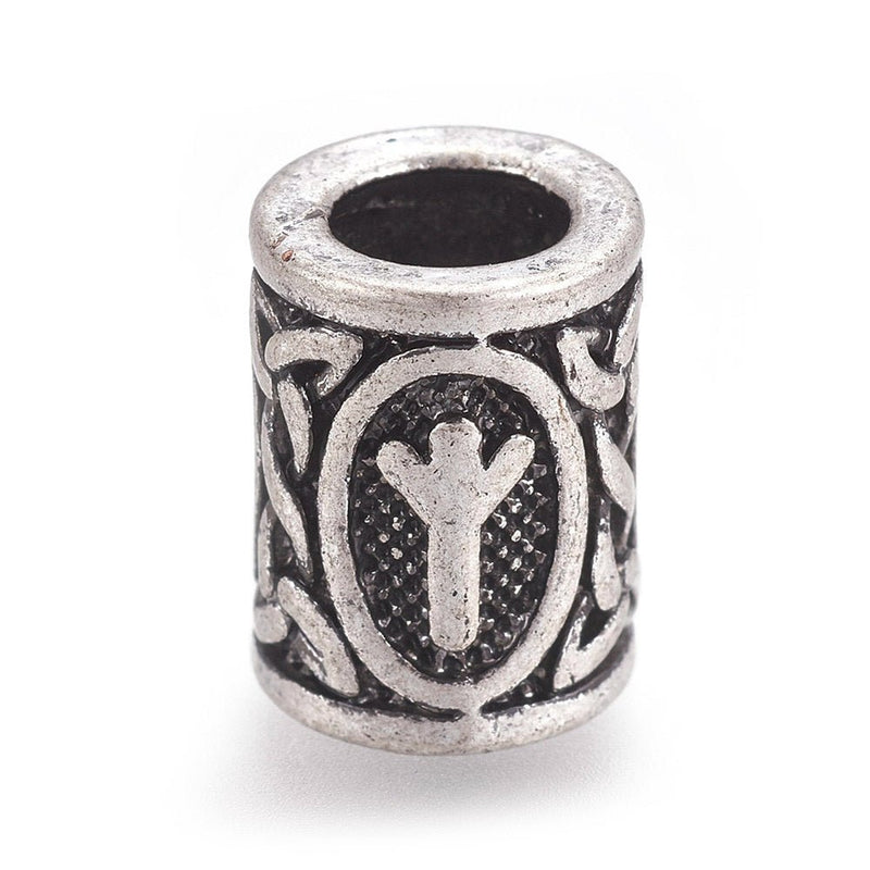 Load image into Gallery viewer, Vintage Rune Beads 13.5mm x 10mm 1 - Affordable Jewellery Supplies