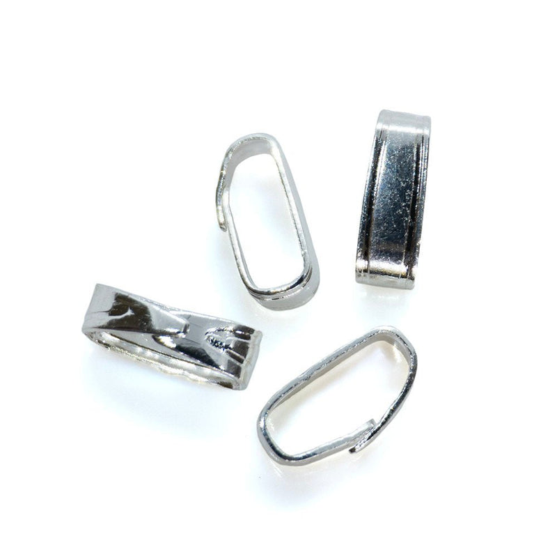 Load image into Gallery viewer, Pendant Bail 6mm Silver - Affordable Jewellery Supplies