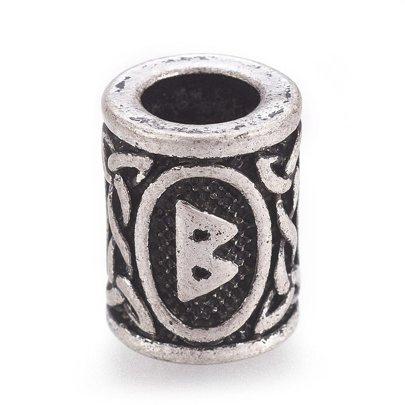 Load image into Gallery viewer, Vintage Rune Beads 13.5mm x 10mm 3 - Affordable Jewellery Supplies