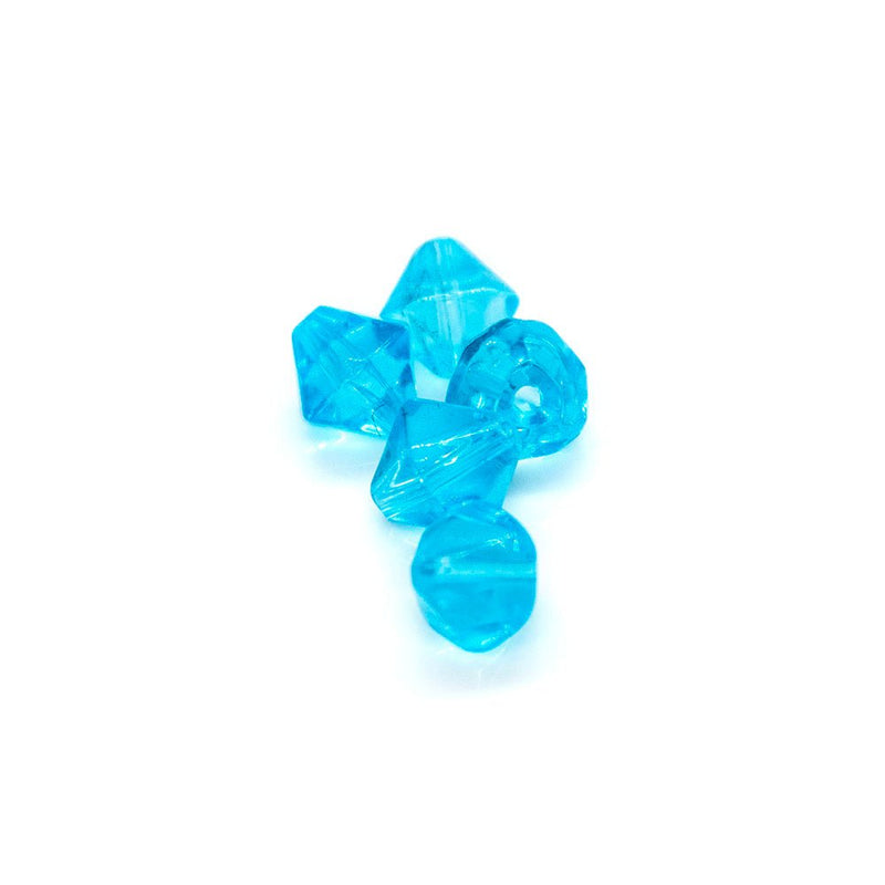 Load image into Gallery viewer, Crystal Glass Bicone 6mm Aquamarine - Affordable Jewellery Supplies