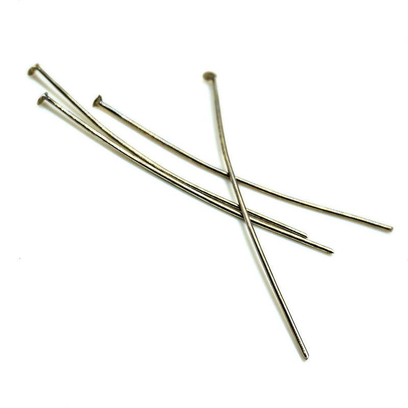 Load image into Gallery viewer, Headpins Plated 10g Pack 5cm Platinum - Affordable Jewellery Supplies
