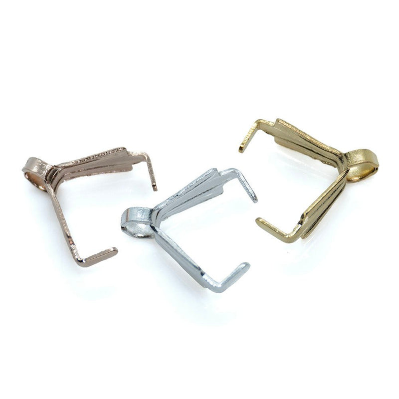 Load image into Gallery viewer, Bail - Ice Pick with Loop 8mm x 3mm Rose Gold - Affordable Jewellery Supplies
