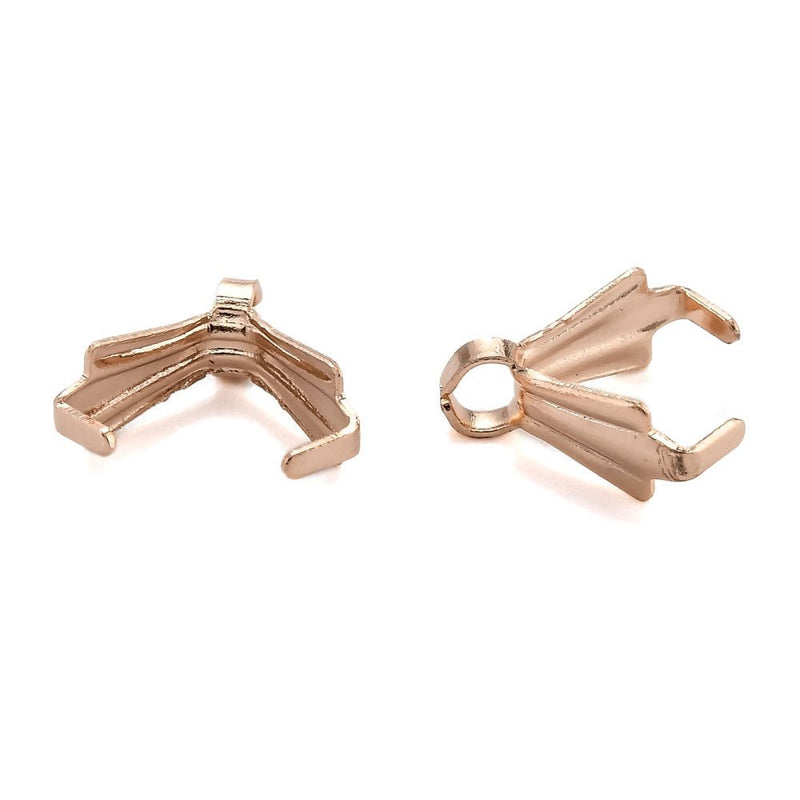 Load image into Gallery viewer, Bail - Ice Pick with Loop 8mm x 3mm Rose Gold - Affordable Jewellery Supplies