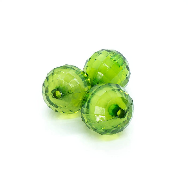 Load image into Gallery viewer, Bead in Bead - Globosity 20mm Dark Green - Affordable Jewellery Supplies