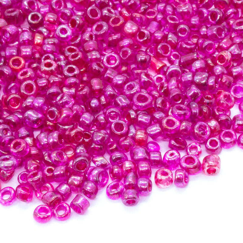 Load image into Gallery viewer, Transparent Seed Beads 11/0 Pink Fusion - Affordable Jewellery Supplies