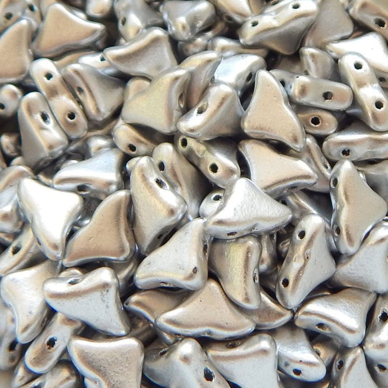 Load image into Gallery viewer, Helios Par Puca 10 mm x 6 mm Silver Aluminium Matte - Affordable Jewellery Supplies