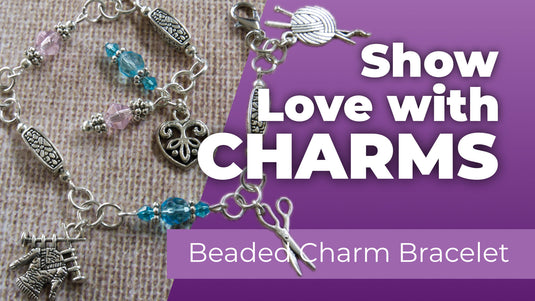 Beaded Charm Bracelet (Bead & Charm Bundle) - Affordable Jewellery Supplies