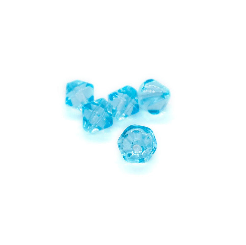 Load image into Gallery viewer, Crystal Glass Bicone 6mm Indicolite - Affordable Jewellery Supplies

