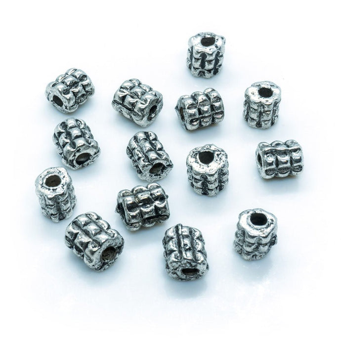 Tibetan Silver Beads 5mm Silver - Affordable Jewellery Supplies