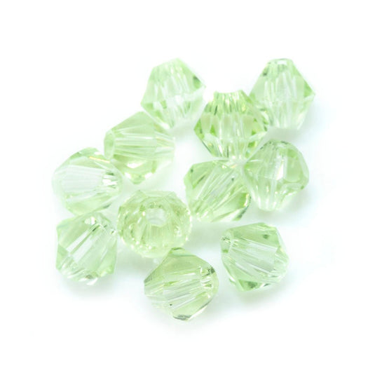 Crystal Glass Faceted Bicone 3mm Chrysolite - Affordable Jewellery Supplies