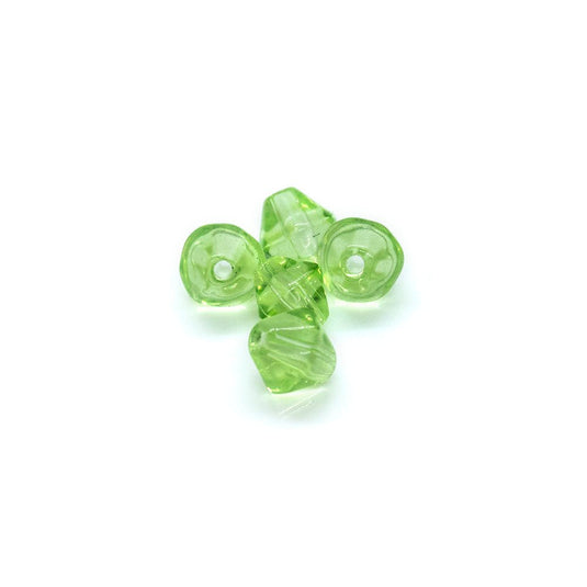 Crystal Glass Bicone 6mm Chrysolite - Affordable Jewellery Supplies