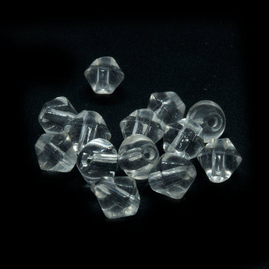Crystal Glass Bicone 3mm Crystal - Affordable Jewellery Supplies