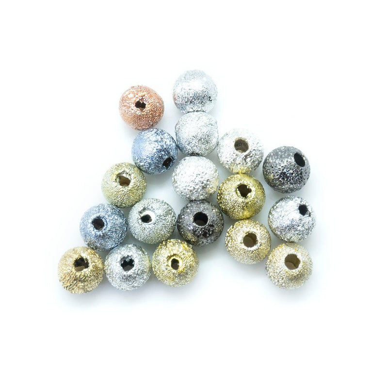 Load image into Gallery viewer, Stardust Beads 4mm Black - Affordable Jewellery Supplies

