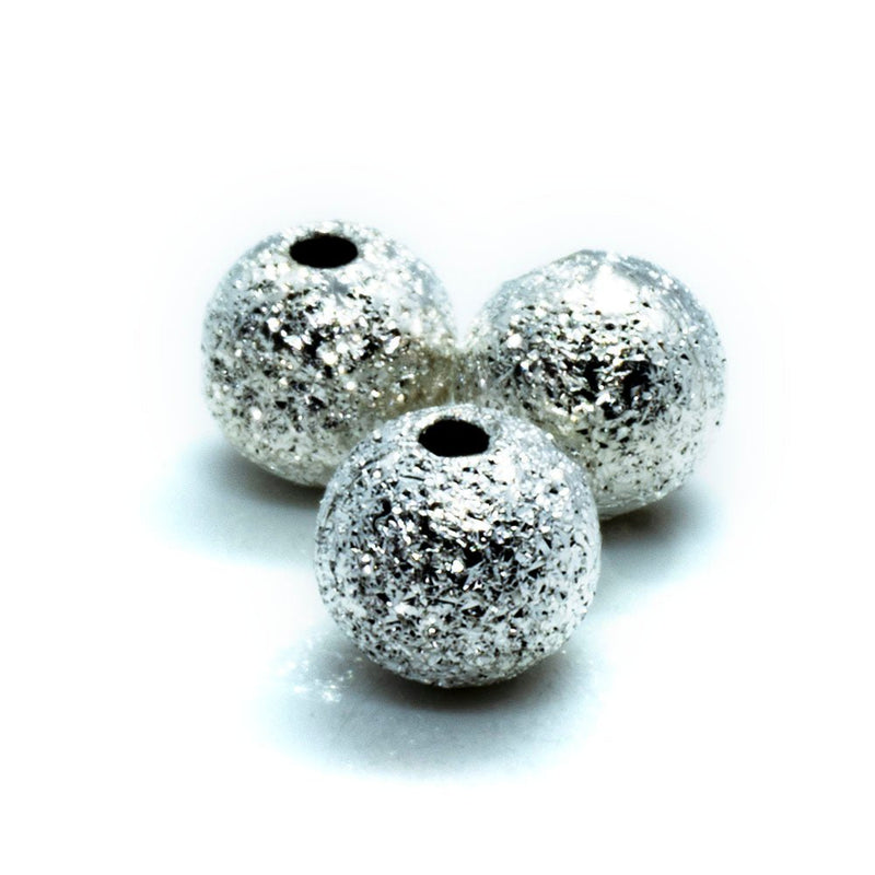 Load image into Gallery viewer, Stardust Beads 6mm Silver - Affordable Jewellery Supplies
