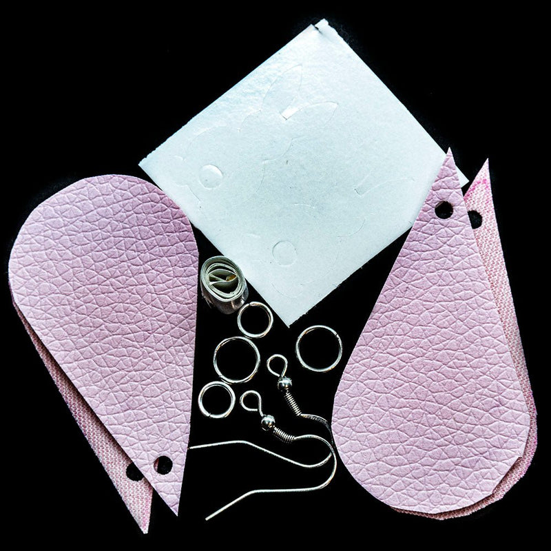 Load image into Gallery viewer, Bunny Earring Kit 5.5mm x 2.7mm Marshmallow Pebble - Affordable Jewellery Supplies