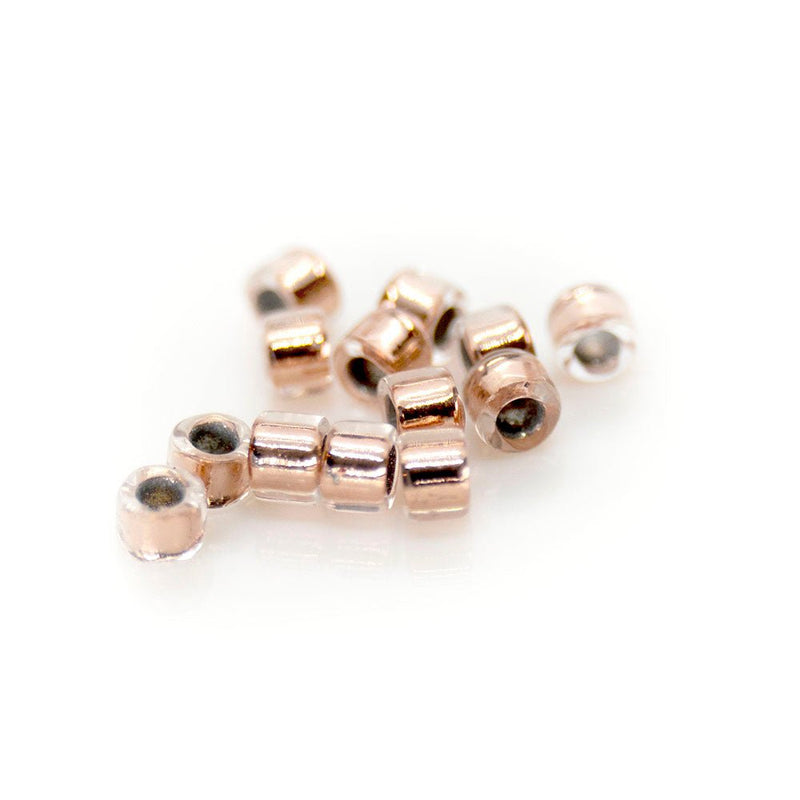 Load image into Gallery viewer, Delica® Seed Beads 11/0 Copper Lined Crystal (DB0037) - Affordable Jewellery Supplies
