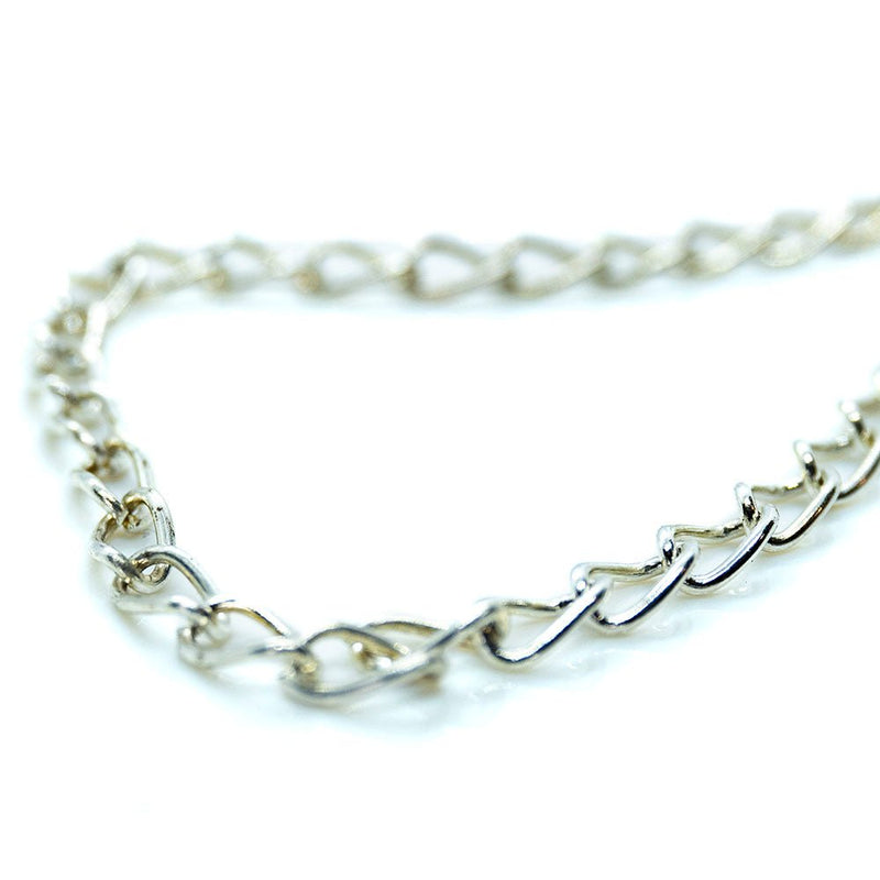 Load image into Gallery viewer, Twist Cable Chain 5.5mm Silver - Affordable Jewellery Supplies

