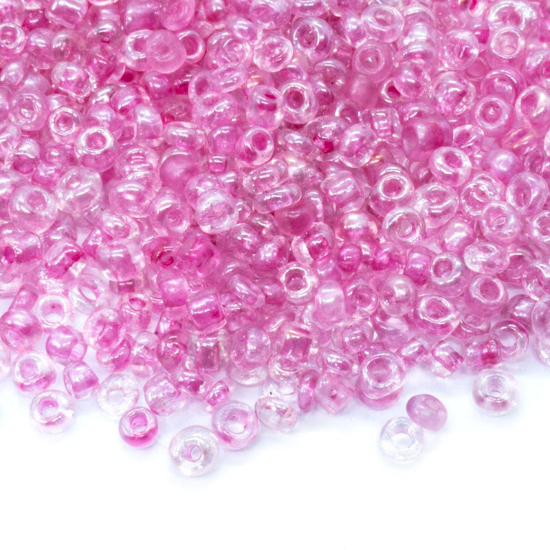 Load image into Gallery viewer, Transparent Seed Beads 11/0 Light Pink - Affordable Jewellery Supplies
