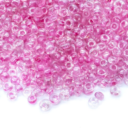 Transparent Seed Beads 11/0 Light Pink - Affordable Jewellery Supplies