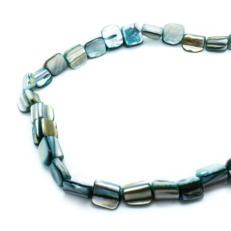 Load image into Gallery viewer, Mother of Pearl 40cm length Teal - Affordable Jewellery Supplies