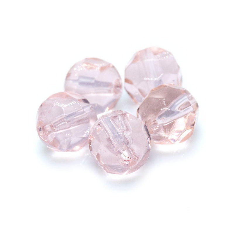 Load image into Gallery viewer, Crystal Glass Faceted Round 6mm Pink - Affordable Jewellery Supplies
