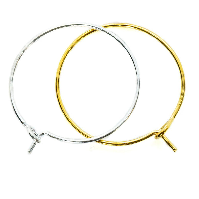 Load image into Gallery viewer, Wine Glass Charm Ring 20mm Gold - Affordable Jewellery Supplies