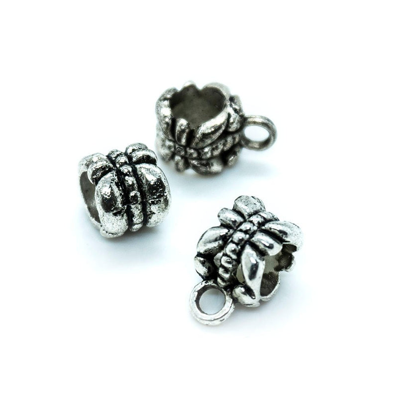 Load image into Gallery viewer, Barrel Bead 11mm x 8mm x 6mm Tibetan Silver - Affordable Jewellery Supplies