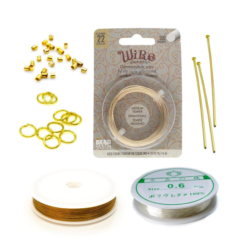 Load image into Gallery viewer, Starter Supplies Gold Bundle - Affordable Jewellery Supplies
