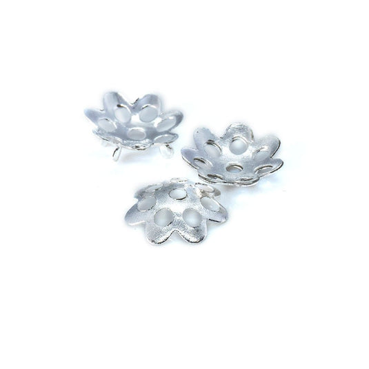 Bead Caps Flower 7mm Silver - Affordable Jewellery Supplies