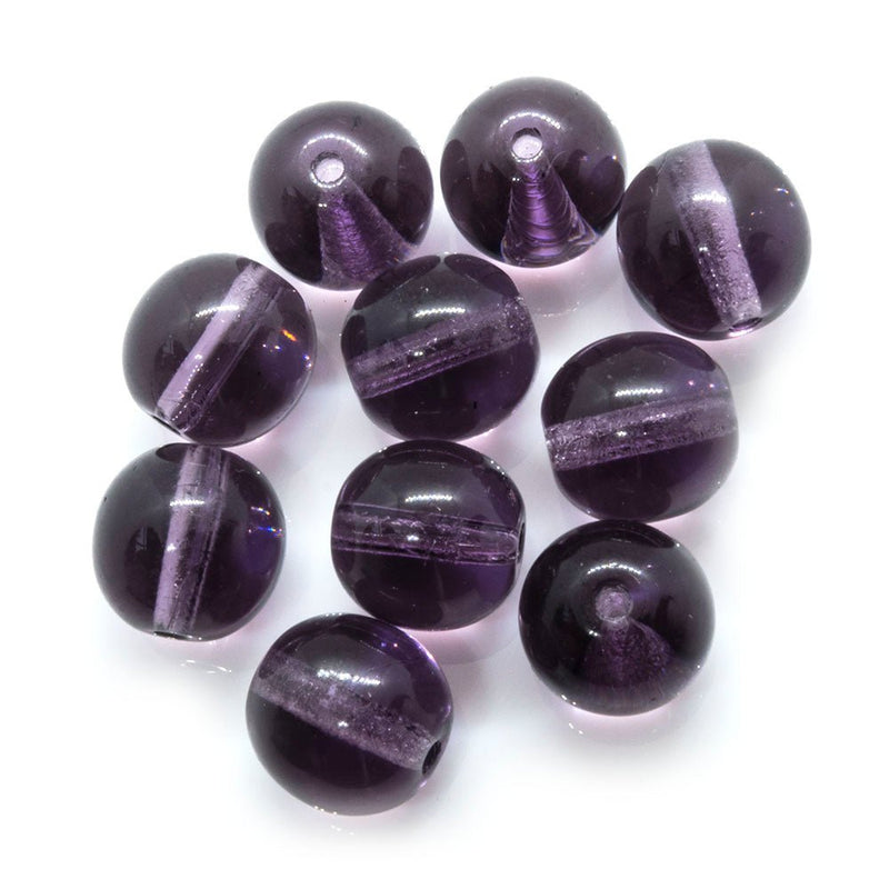 Load image into Gallery viewer, Czech Glass Druk Round 8mm Lilac - Affordable Jewellery Supplies
