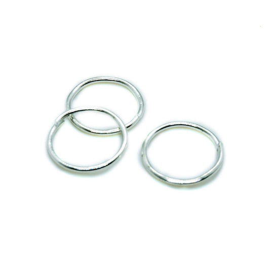 Jump Rings Round 22 Gauge 10mm Silver - Affordable Jewellery Supplies