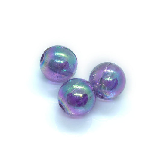 Vacuum Beads 8mm Violet ab - Affordable Jewellery Supplies